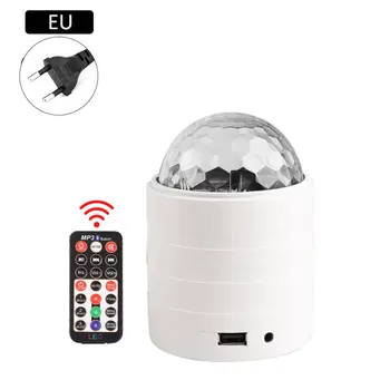 

9 color LED Wireless Speaker Disco Ball Light with Mp3 Player Prom Laser Party Light 18W DJ Stage Light Laser Projection Lamp