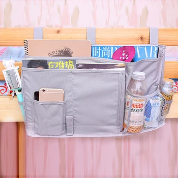 

Oxford Bedside Storage Bag Waterproof Dormitory Bed Hanging Storage Bag Sofa Seat Back Hanging Bag