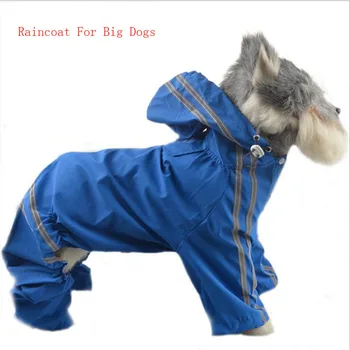 

Waterproof Dog Raincoat Impermeable Large Jacket Reflective Pet For Pitbull