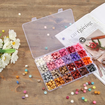 

Tablet Seal Dedicated Stamp Wax Beads 1 Box Vintage DIY Octagonal Sealing Wax Wedding Wax Seal Ancient Sealing Wax