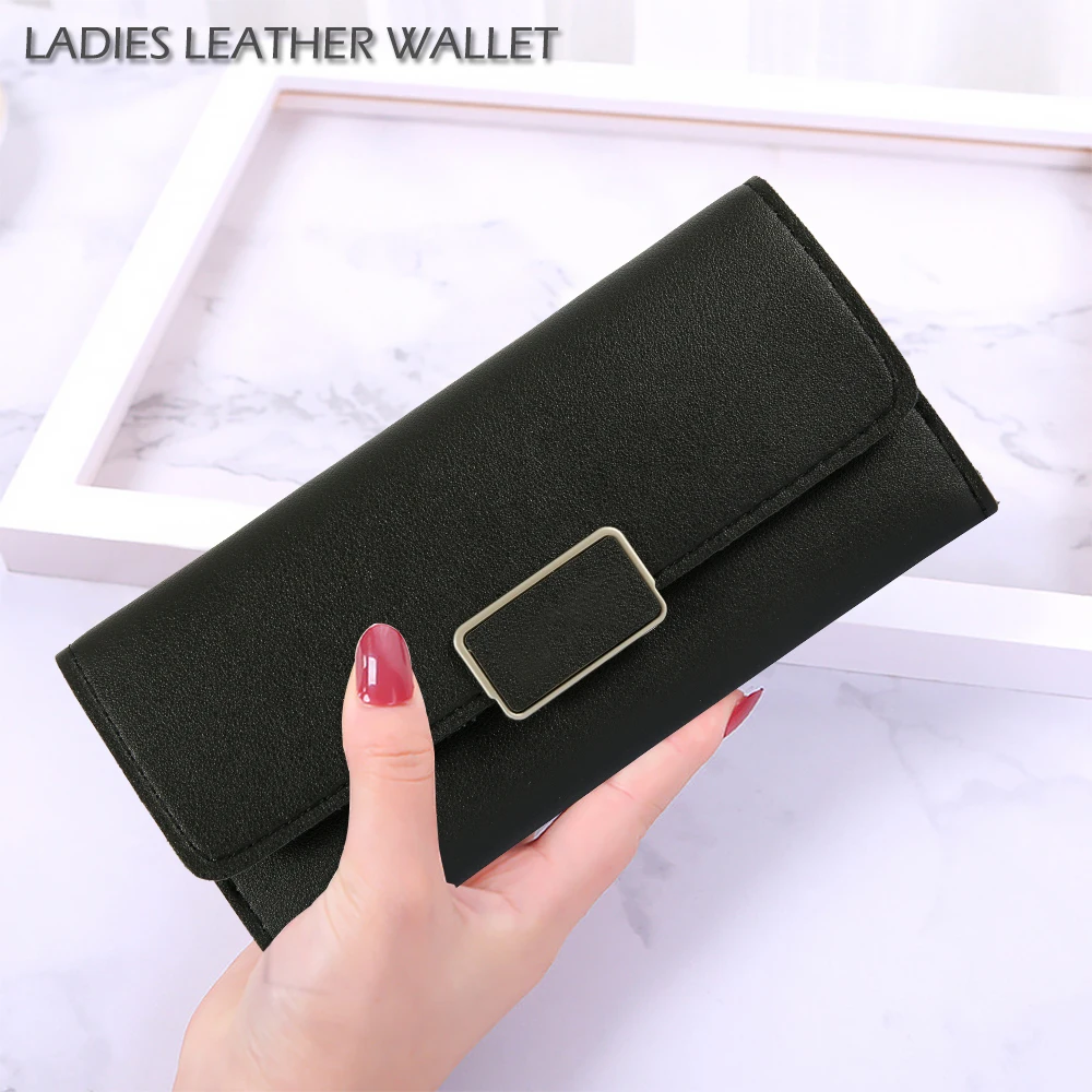 

Women Wallets Fashion Lady Long Style Multi-functional Wallet Purse Fresh PU leather Female Clutch Card Holder Money Clip Wallet