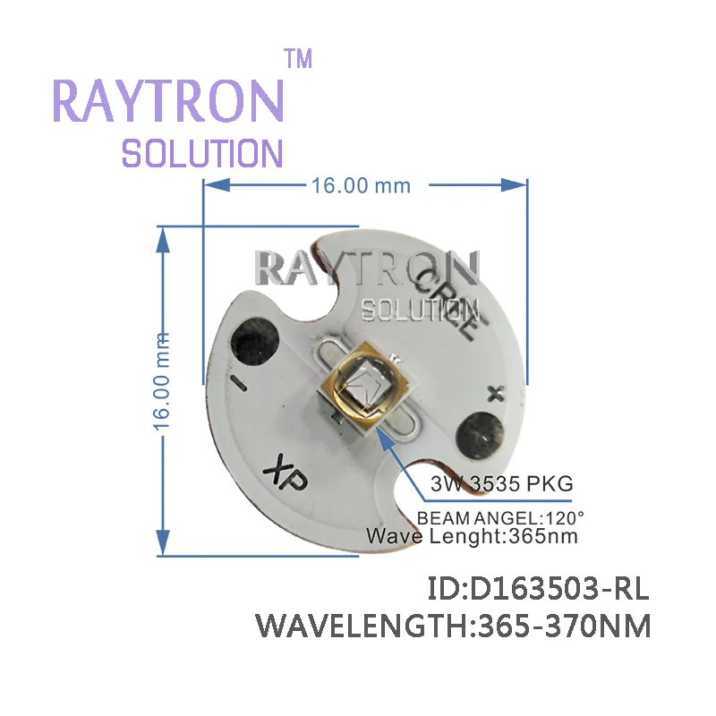 3w high power,flaw,jade detection, pet pee inspection, 385nm,395nm,405nm,365nm, uv led flashlight diode