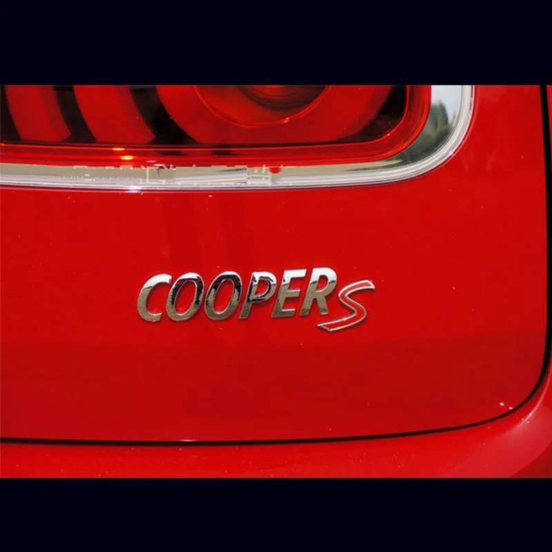 3D задняя наклейка для Mini Cooper S R55 R56 R50 R52 R59 F54 F55 F56 JCW Cabiro Clubman земляк хром авто наружная Декаль
