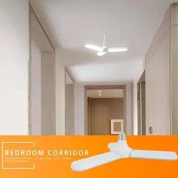 

36W E27 LED Folding Garage Lights Constant Current Light Bulbs IP44 Waterproof Low Energy Consumption Highlight Lamps