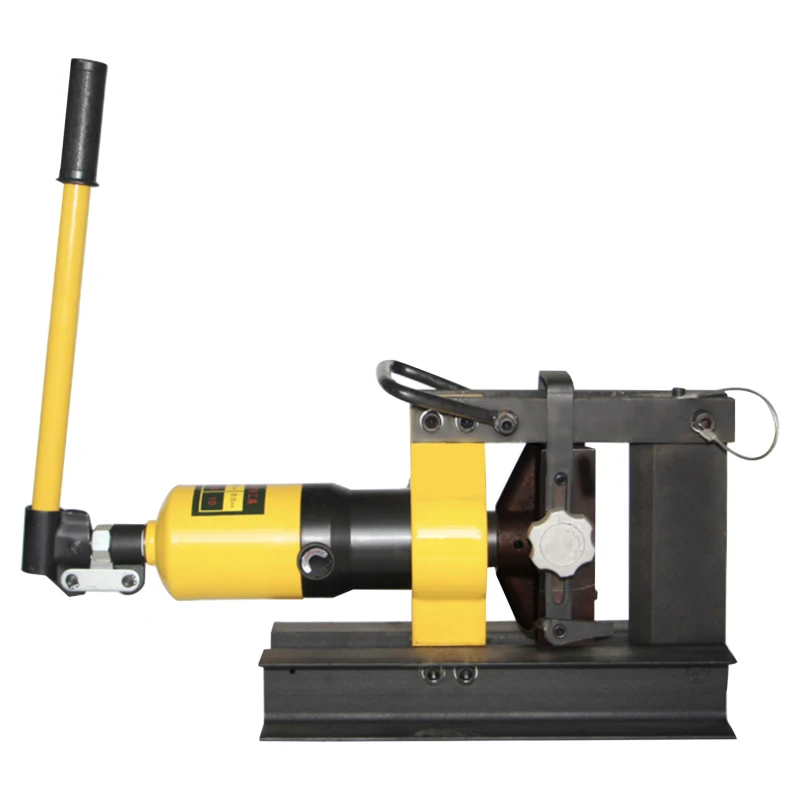 

160KN 150mm width 8mm iron plate bending tool portable overall manual small hydraulic bender copper row bus processing machine