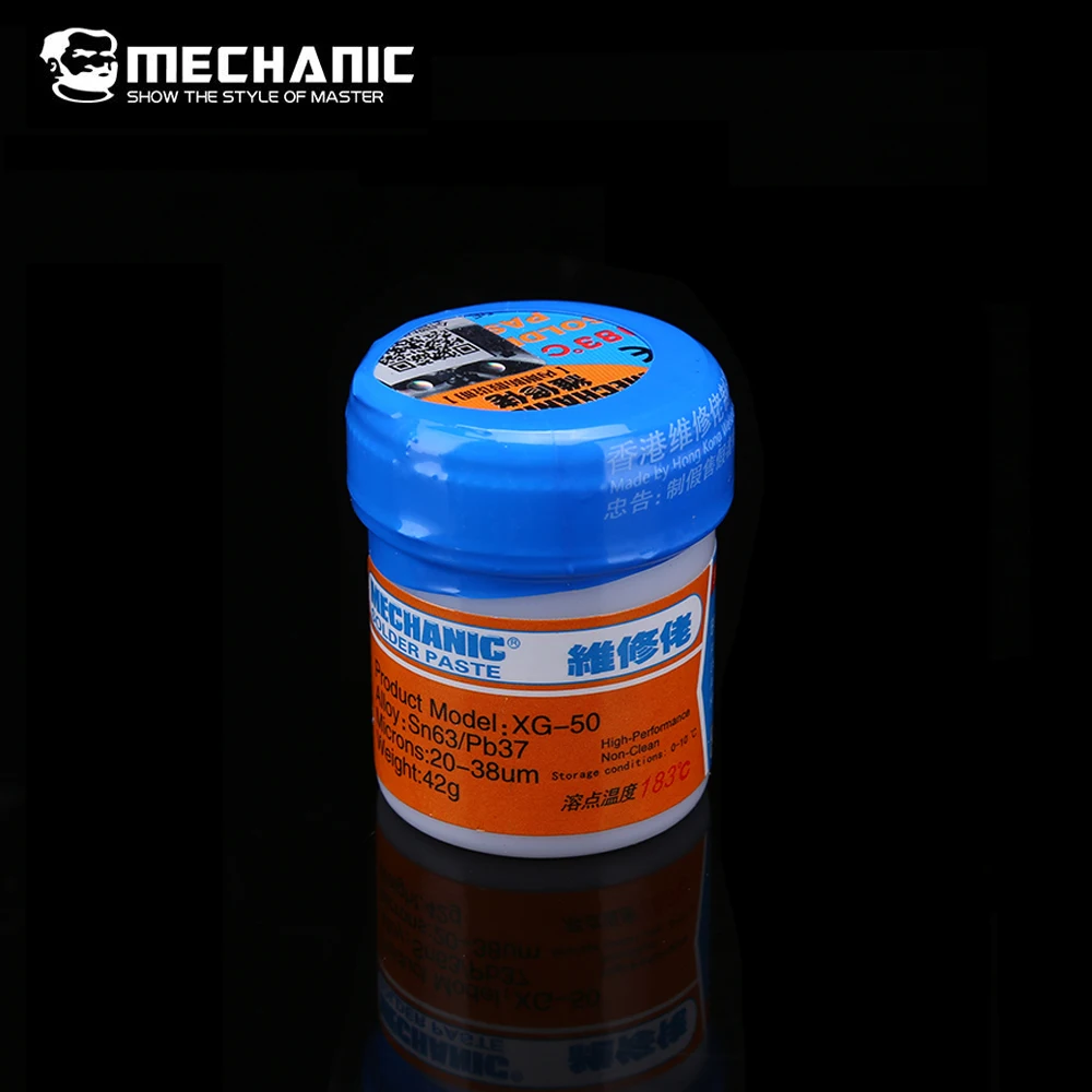 

MECHANIC Solder Paste XG-50 Sn63/Pb37 BGA Reballing Tin Paste Welding Soldering Flux For BGA Rework Tools