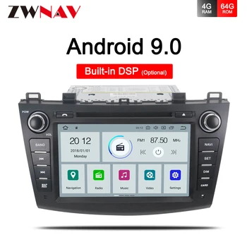 

2G+16GB Android 9.0 Car Radio dvd audio For Mazda 3 2009 2010 2011 2012 GPS Navi Wifi BT Multimedia Player Head Unit Auto Stereo