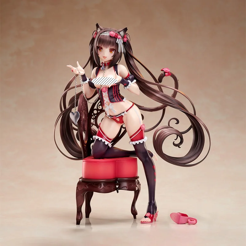 Родной аниме Nekopara Chocola & ванили сексуальная девушка ПВХ фигурку фигурки способный