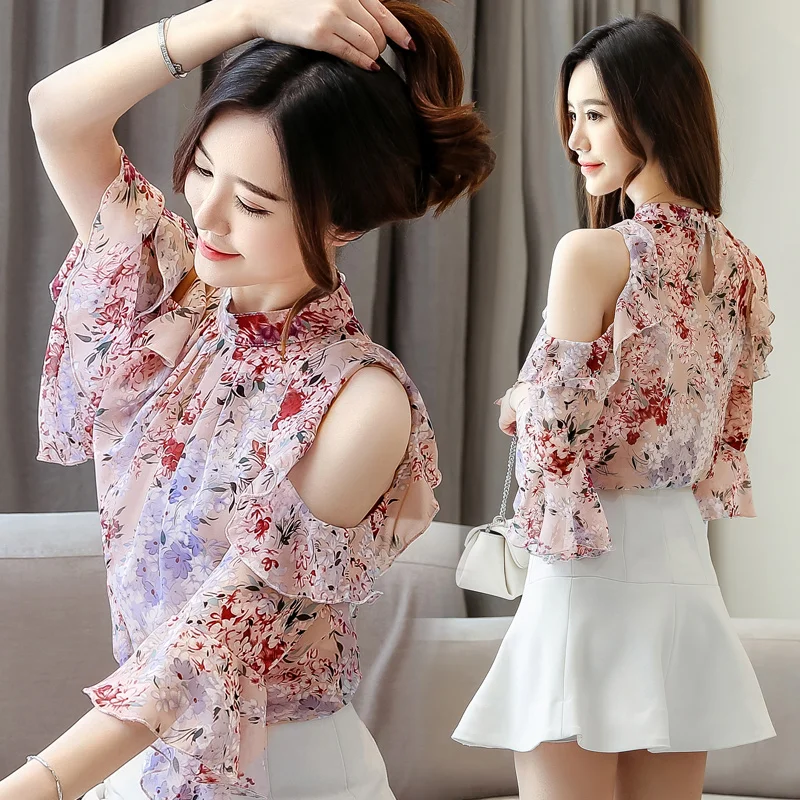 FREE SHIPPING Blouse Butterfly Sleeve OG0775
