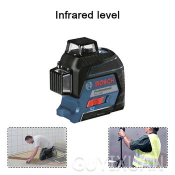 

Laser range finder Engineering 12-line horizontal infrared wall marking line pen High-precision automatic Anping line gauge