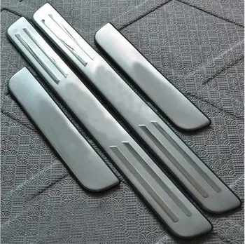 

Car-covers stainless steel Scuff Plate/Door Sill fit for 2006 2007 2008 2009 Mazda 3 Car styling With logo