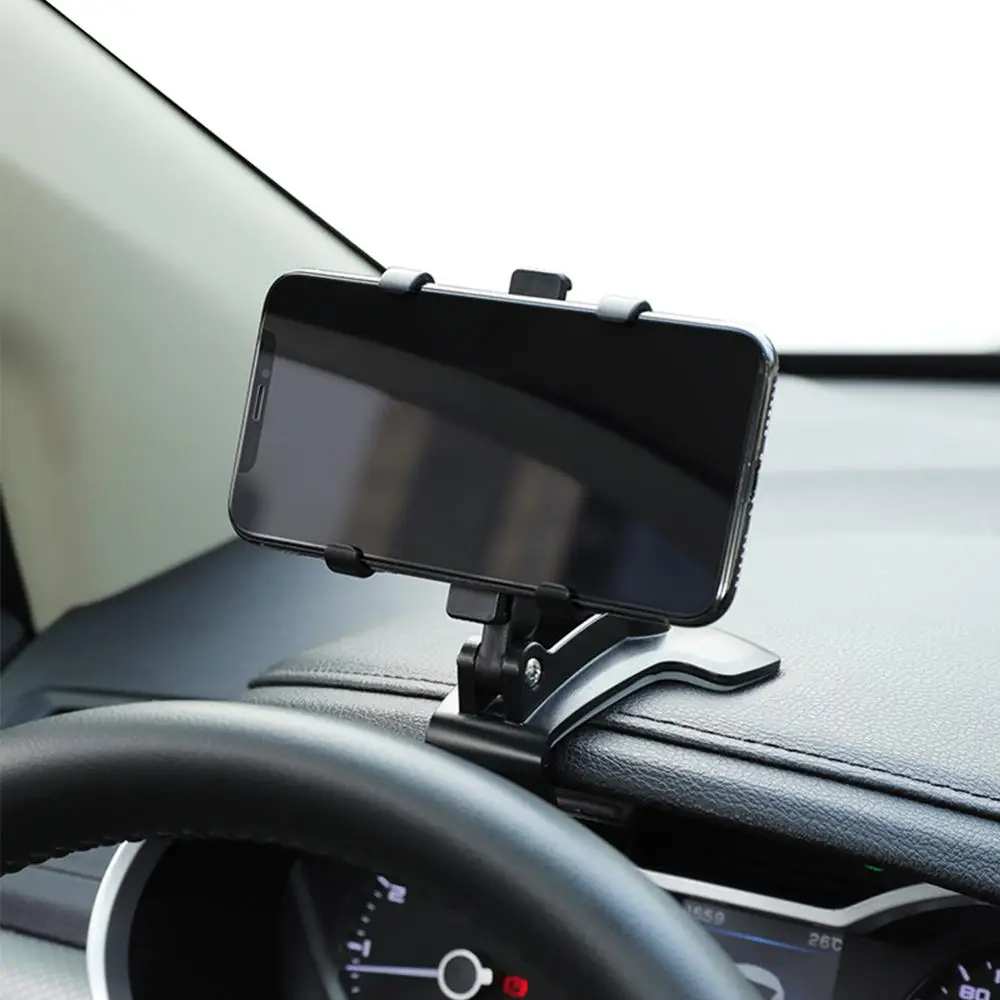 

Universal Car Phone Holder 360 Degrees Dashboard Rear View Mirror Sunshade Baffle Auto Phone Mount Clip Car Interior Accessories