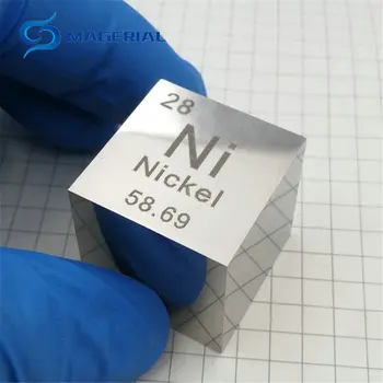 

Nickel Polished Cube 1Inch Ni Mirror Shining Currency Coin Metal Element Collection Science Experiment Density Development 25MM