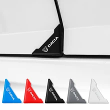 2 шт. защитные щитки для края автомобильной двери силикагель анти-столкновения крышки двери автомобиля гвардии протектор Стикеры для Dacia Duster Logan стайлинга автомобилей