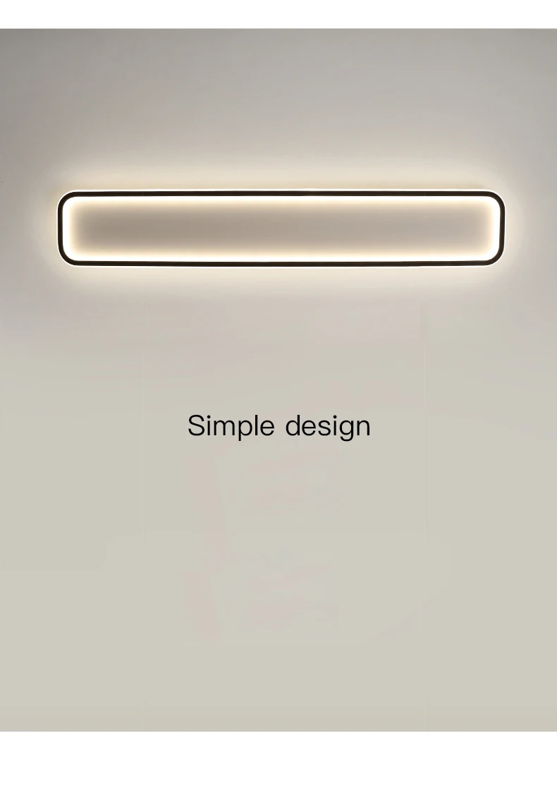 rgb wall panels Modern Simple Rectangle Led Ceiling Lamp For Living Room Dining Room Kitchen Bedroom Aisle Remote Controller Chandelier Light led panel ceiling lights