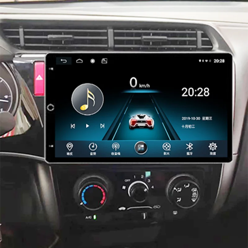 Мультимедийный экран поворот на 360 градусов 10 дюймов Android 9 0 для Honda City 2015 стерео