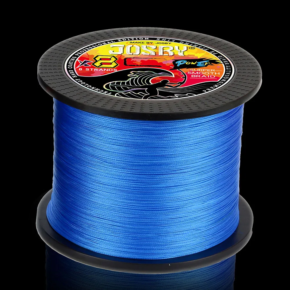 8 Strands PE Briad Fishing Line 1000M 500M 300M 100M Japan Multifilament Wire Carp Tool JOSBY fishing line fishing tackle