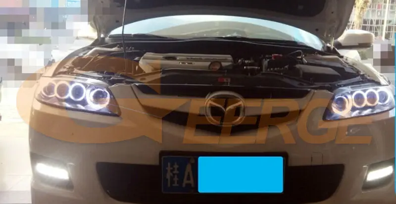 Для Mazda 6 Mazda6 Mazdaspeed MS6 2002 2008 отличный 8 шт. ультра яркие ангельские глазки Halo кольца