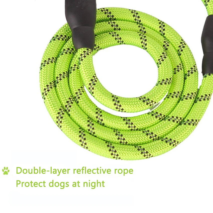 Dog Leash1 5 2m 3m Large Dog Reflective Rope Walking Big Dog Collar Strengthen Traction Harness