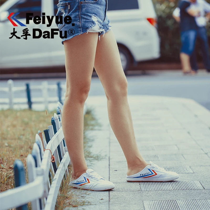 Dafu Feiyue/парусиновая обувь; мужские и женские тапочки на платформе; лоферы; модная новинка; Удобная Нескользящая дышащая прочная обувь; 506