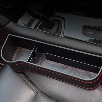 

Multifunctional Car Seat Organizer Front Seat Filler Leather Storage Box Suitable for Most Automobile Inner Decor Ju22 20