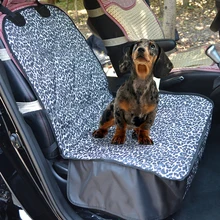 Чехол на переднее сиденье для домашних животных с леопардовым принтом, для собак, кошек, автомобильные подушки, транспортные инструменты