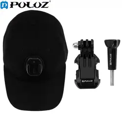 PULUZ для Go Pro Аксессуары бейсболка кепки Регулируемая Strapback кепки с j-крюк Пряжка Крепление Винт для GoPro HERO 5 4 3 + 3 2