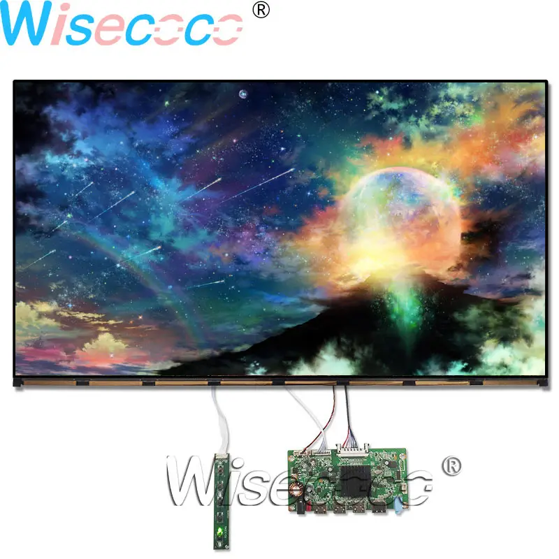 Wisecoco 23," UHD 4K TFT lcd панель 16:9 ландшафтного типа с дисплеем 3HDMI DP eDP плата контроллера для ЖК-монитора - Цвет: Full kit