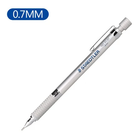 Германия STAEDTLER 92525 механический карандаш 0,9/0,5/0,3/0,7/2,0 мм металлический специально версия профессиональный специальный Рисование Раскрашивание - Цвет: 0.7mm