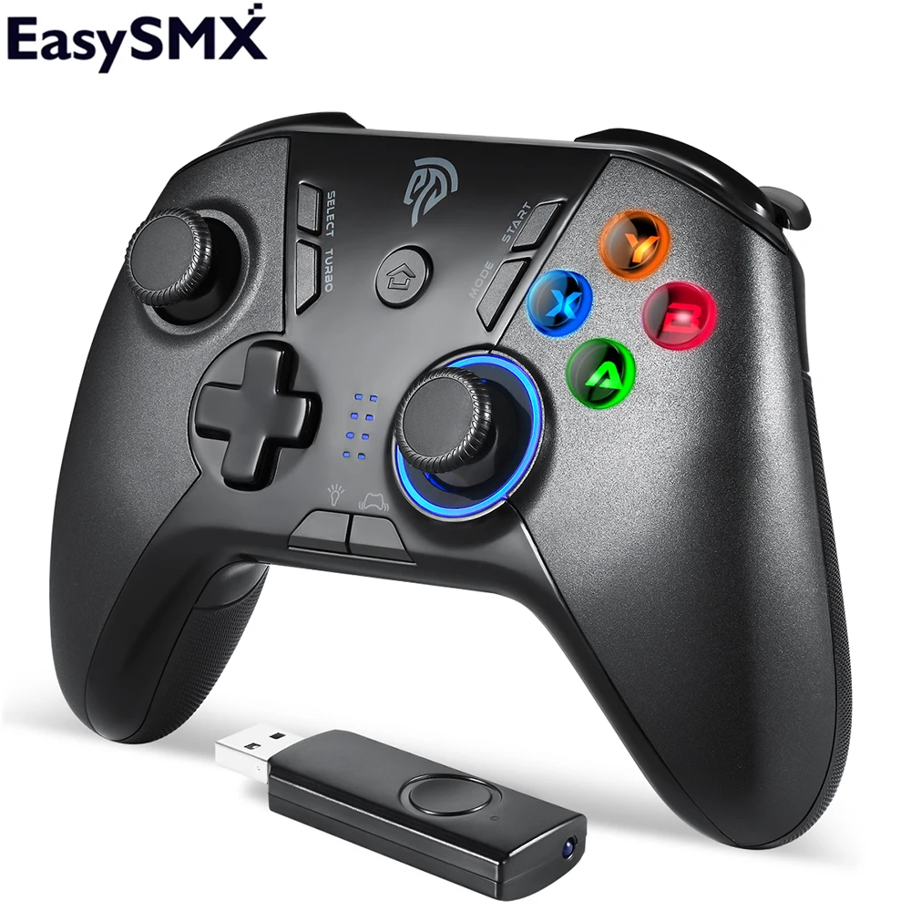 EasySMX ESM 9110 2 4G USB Беспроводной Джойстик Геймпад для ПК Android TV Box телефона игровой