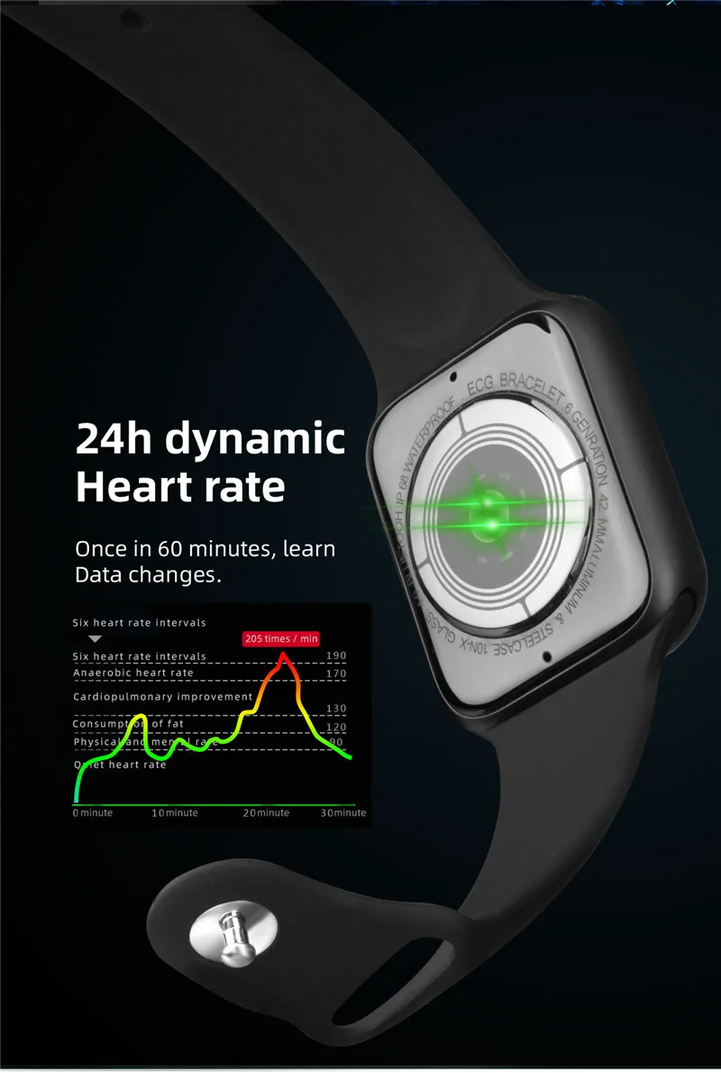 ESEED P90 умные часы для мужчин IP68 Водонепроницаемый Полный сенсорный экран Поддержка беспроводной зарядки P80 P70 P68 smartwatch Обновление версии