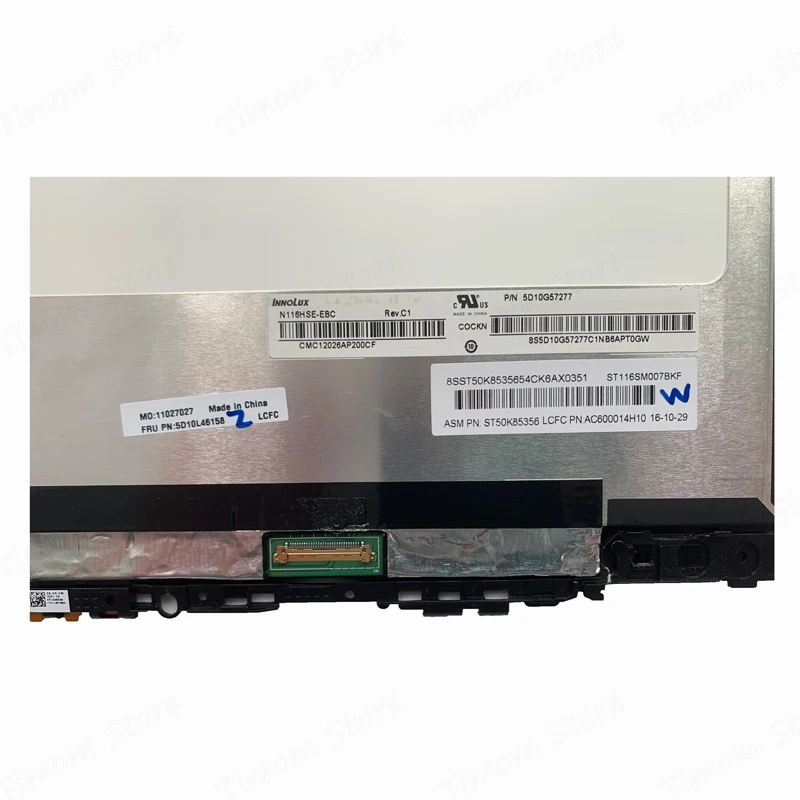 Для Yoga 710 11ISK 80TX lenovo ideapad 11IKB 80V6 11 6 LCD сенсорные сборки FFRAME FHD 1920*1080 IPS 30pins N116HSE