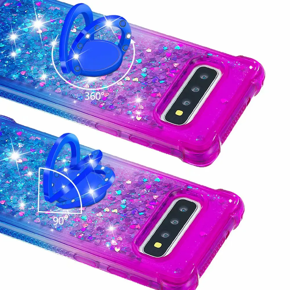 Противоударный чехол для samsung Galaxy S9 S8 S10 плюс Note9 S10lite Note8 на 360 ° с подставкой-держателем в виде кольца Galaxy Note 10 чехол