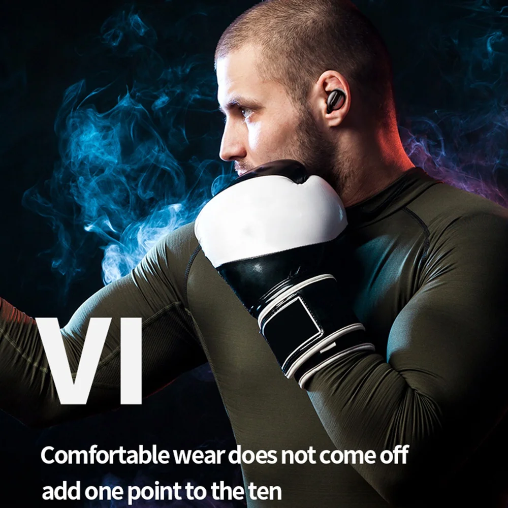V1 TWS Earbuds Wireless Stereo Bluetooth 5 0 Headphones Sports Earphones with Microphone for Phone Tablet PC Waterproof
