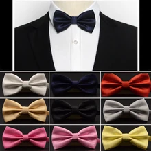 20 цветов, однотонные модные галстуки-бабочки, цветные клетчатые Галстуки для жениха, мужские галстуки-бабочки для свадьбы