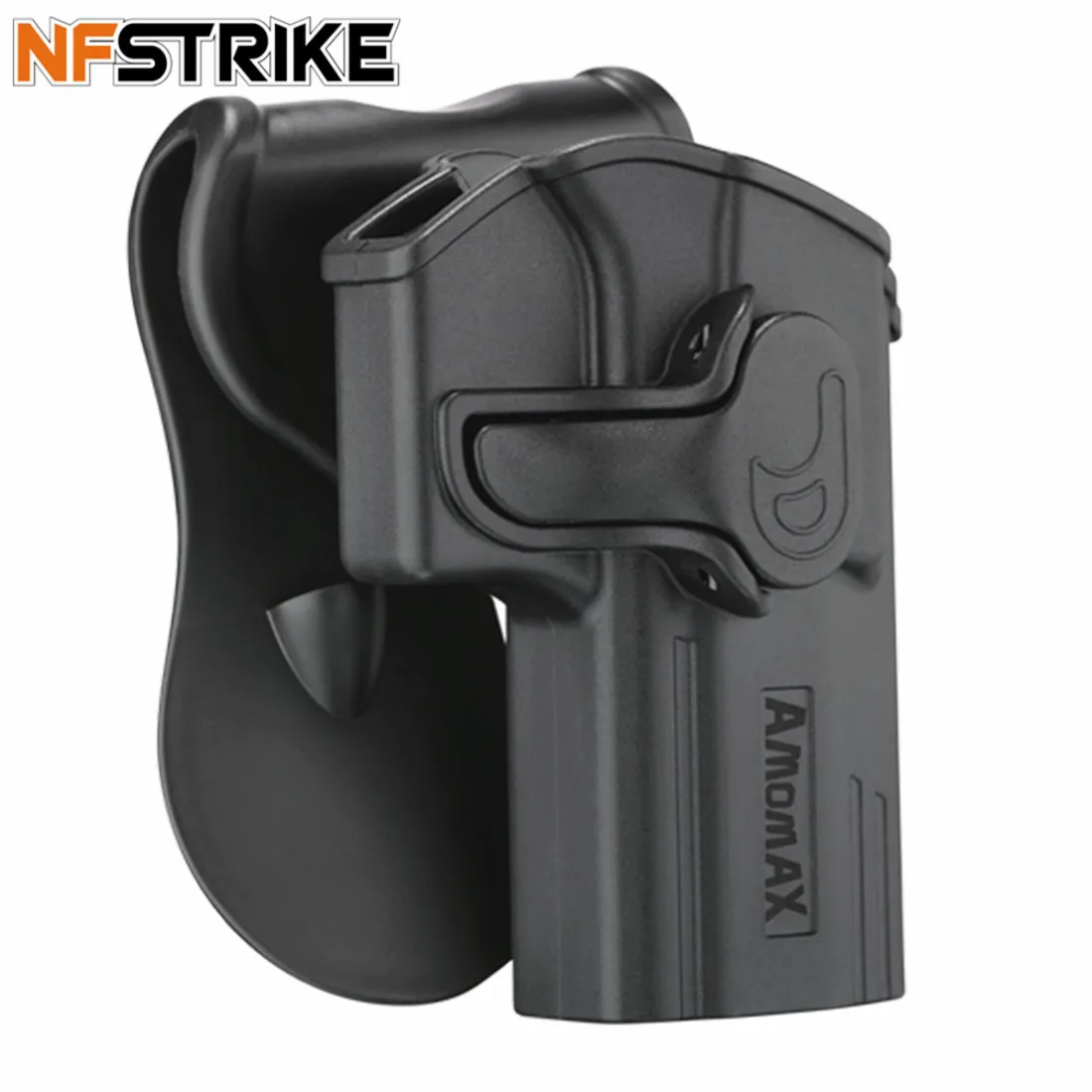 Amomax Adjustable Tactical Holster For Jericho 941 Toy Gun Modified Tactics Accessories - Right -Handed Black