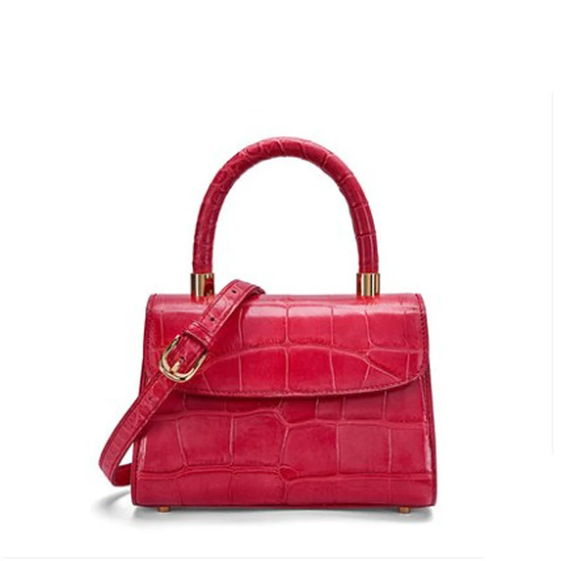 

gete crocodile Female package 2019 The new handbag goes with everything Lady's leather light luxury crossbody bag
