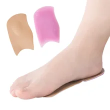 Подушка из силикагеля для ног с сердечком для коррекции плоскостопия поддержка арки и внешний персонаж типа Ox Массажная подушка для ног дышащая Co