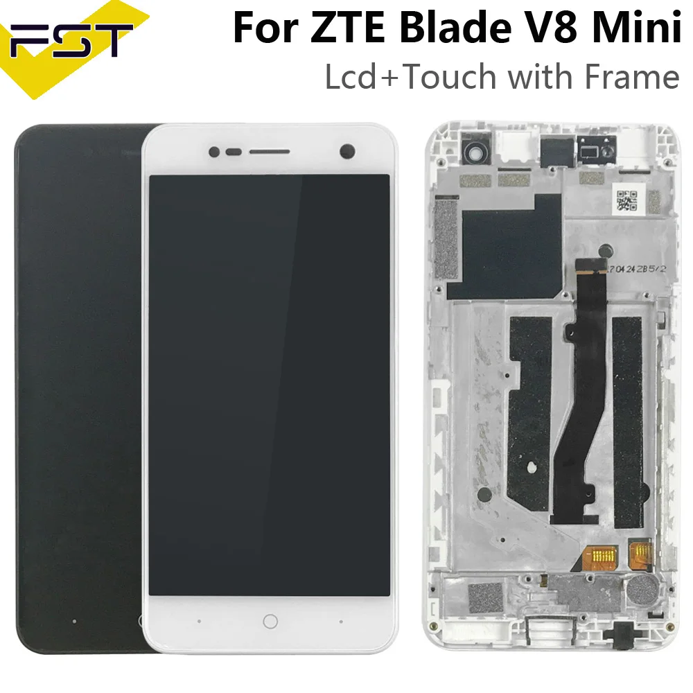 ЖК дисплей для ZTE Blade V8 mini v0850 + кодирующий преобразователь сенсорного экрана в