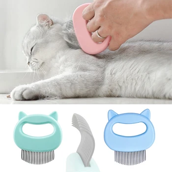 

Pet Hand-holding Care Comb Protect Comb for Cat Dog Pet ABS Soft Brush Comfort Hair Grooming Comb Pet Grooming Products