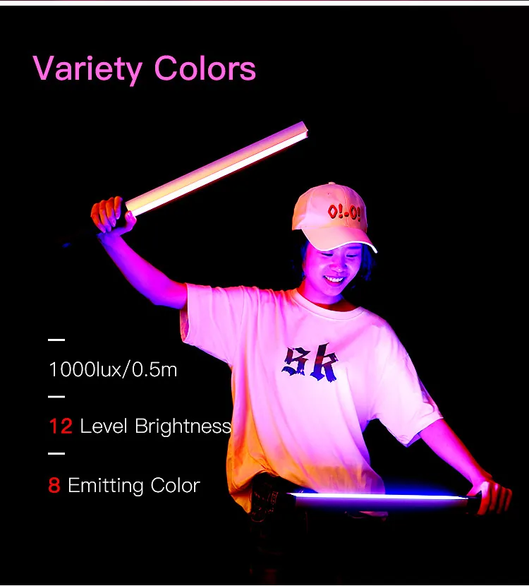 RGB фотография ручной открытый батарея питание 1000 люмен Q508A 3000 K/5700 K двухцветная профессиональная Мобильная Студия камера