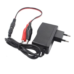 Smart Multi - Voltage Battery Power Charger for Lead Acid and Gel Batteries (Adapter and wire)