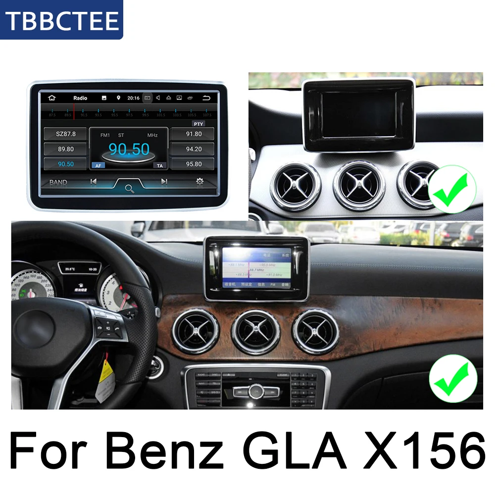 Excellent For Mercedes Benz GLA Class X156 2015~2019 NTG IPS Android car multimedia player gps navigation original style HD screen WiFi BT 2