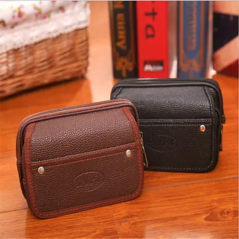 

Hot Sale Mobile Phone Waist Pack For Men Testificate Bag Coin Purse Strap Casual Mobile Phone Bag Waist Bag Belt Waist Pouch