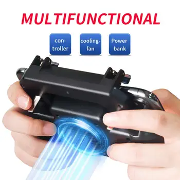 

Controller gamepad joystick Shooter joypad game pad Cooler Fan with 2000/4000mAh Power Bank l1r1 for phone android iphone