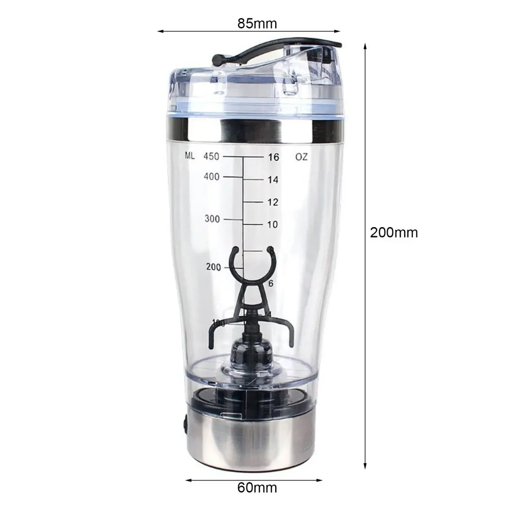 AMW 450ML Battery Powered Self Stirring Milk Shake Cup Electric Coffee Cup Smart Water Bottle Automatic Electric Coffee Cups