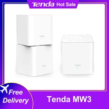 Tenda MW3 Nova Mesh Wireless Wifi Router AC1200 Dual-Band for Whole Home Wifi Coverage Mesh WiFi System Wireless Bridge Repeater
