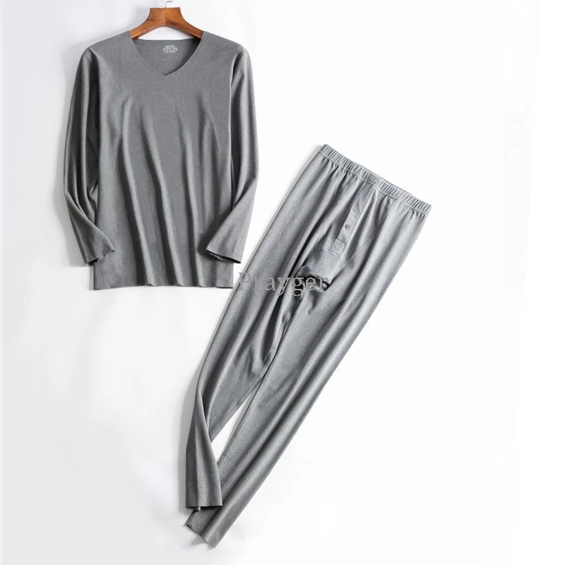 Thermal Underwear Sets Men Winter Thermo Long Johns Couple Clothes Tops Panties