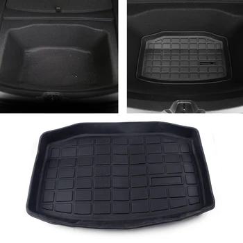 

CITALL Black TPE Rear Back Cargo Trunk Tray Storage Box Floor Mat Waterproof Fit For Tesla Model 3 2017 2018 2019