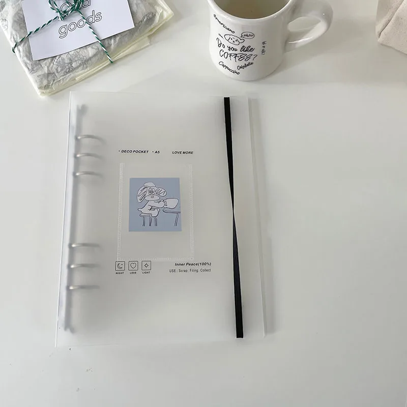 SKYSONIC A5 Binder Storage Collect Book Korea Idol Photo Organizer Journal Diary Agenda Planner Bullet Cover School Stationery